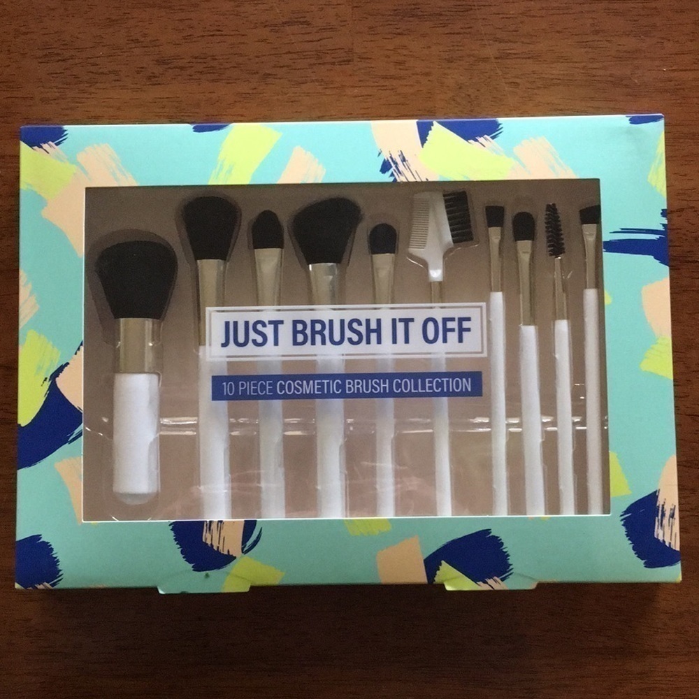 10 piece Cosmetic Brush Collection Makeup Brushes